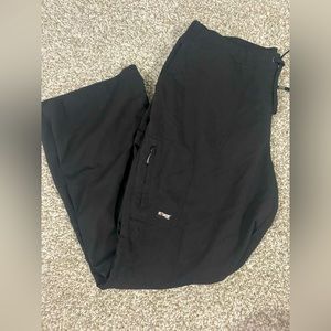 Black Flare Scrub Pants